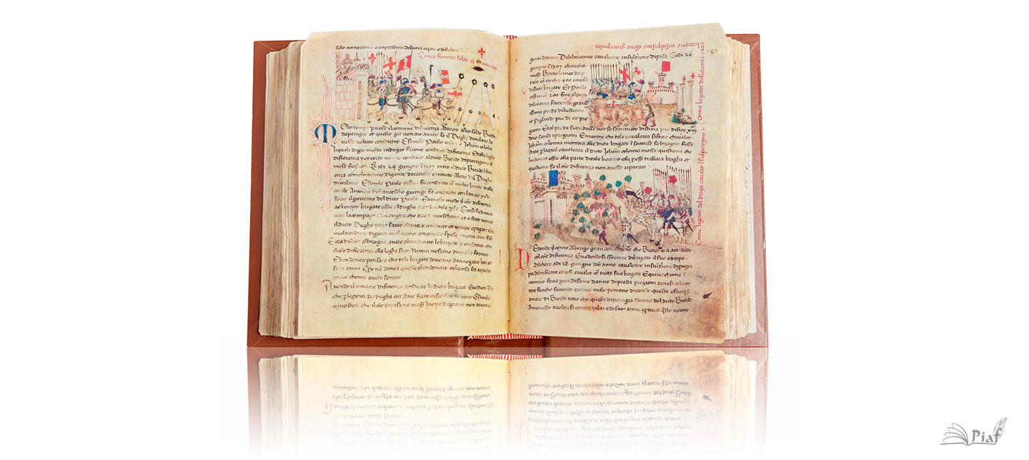 Facsímil abierto - Crónicas de Lucca de Giovanni Sercambi