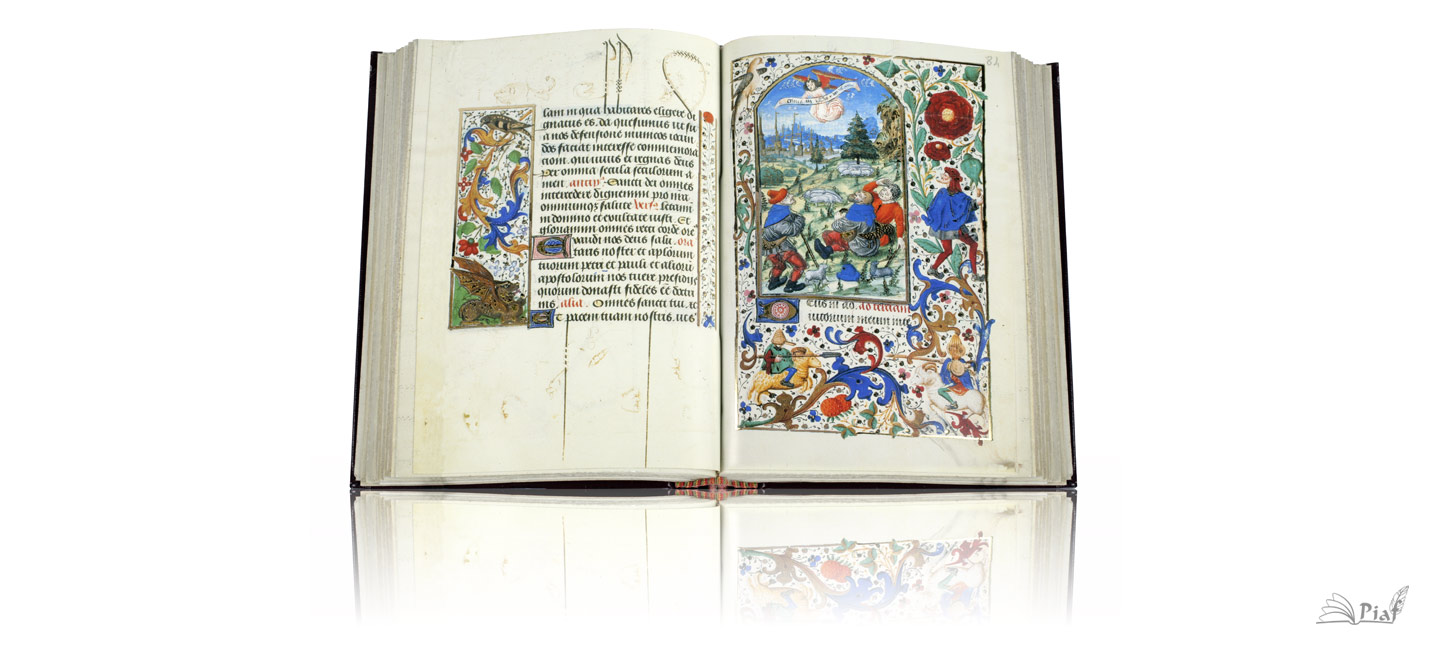 Facsímil abierto - Libro de Horas de los Siete Pecados Capitales