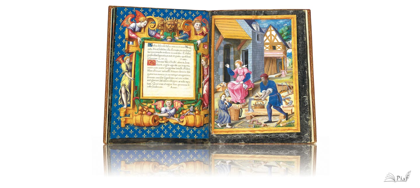 Facsímil abierto - La Vida de la Virgen María