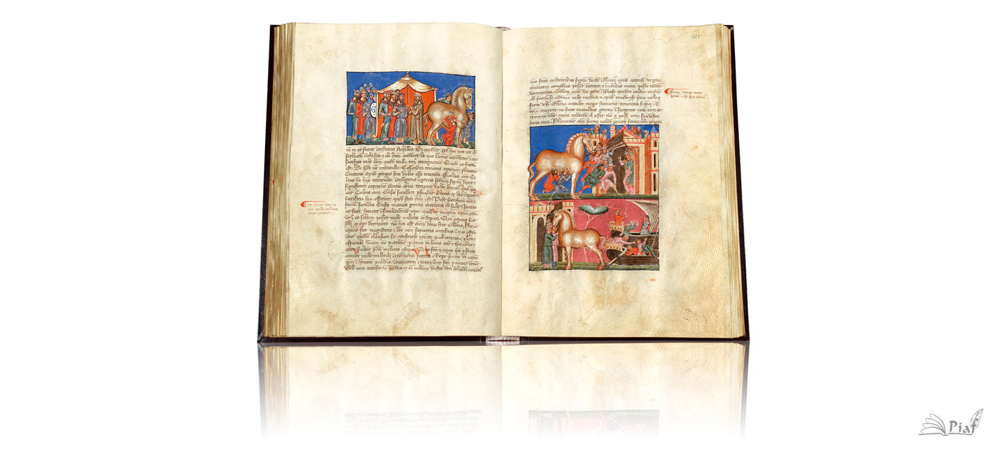 Facsímil abierto - Historia Civitatis Troiane